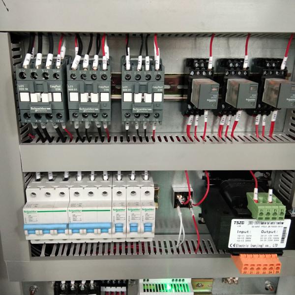 máquina de corte del oscilación hidráulico de 4x3200m m con el regulador E21s del NC