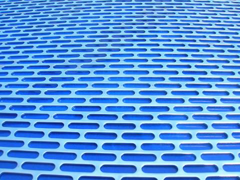 Galvanized Steel Slotted Hole Perforated Metal Cladding Panels Corrosion Resistant