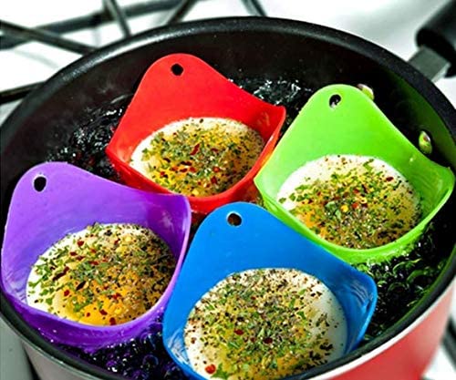 Custom Logo Silicone Microwave Egg Poacher Cups for Perfect Poached Eggs 9CM Diameter