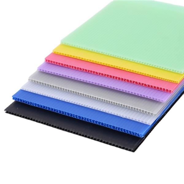 Corflute sheet 2mm 3mm 4mm 5mm 6mm 7mm  corrugated plastic sheet correx board  polypropylene honeycomb panel