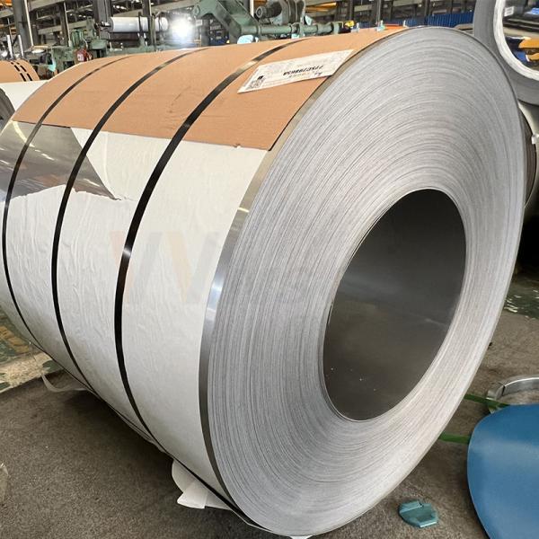 2B 201 Cold Rolled Stainless Steel Coil Slie Edge JIS201 For Construction