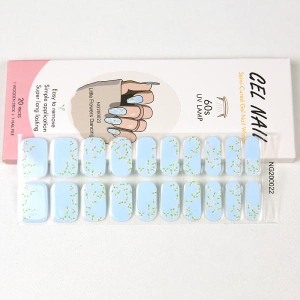 New design gel nail wraps LED lamp gel strips OEM Gel nail Beauty Products Finger Nail Art