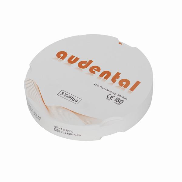Couronnes et bridges dentaires en zircone en forme de D ST/DST Plus, disque de zircone blanc