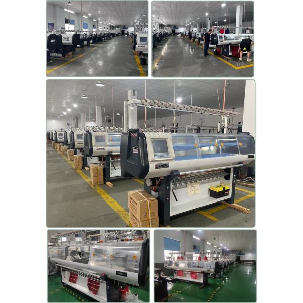 3765*900*1440MM Single System Double Carriage Collar Knitting Machine Sales 14g 16g