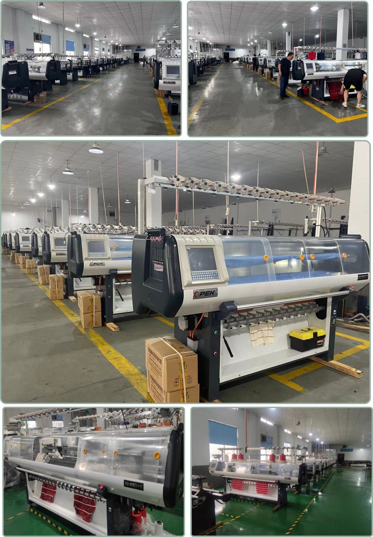 Dual System Single Carriage Flat Bed Knitting Machine for Making Collar and Sweater
