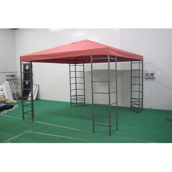 Outdoor Garden Patio 3*3*2.55M Rectangle Double Tops Gazebo in Large Size Package