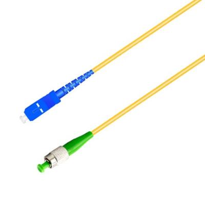 Cauda da fibra do diâmetro de fio do núcleo 3,0 do gigabit 1 das ligações em ponte da fibra do único modo de LHG SC/FC 3 medidores