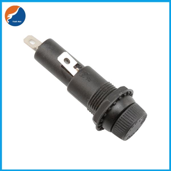 патрон предохранителя стеклянной лампы держателя панели штифта AC 6x30mm 15A 250V