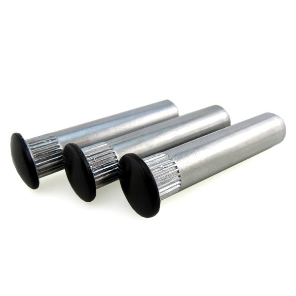 Rivets semi-tubulaires M5 testés pour leur fiabilité et leur dureté avec tête de treillis nickelée