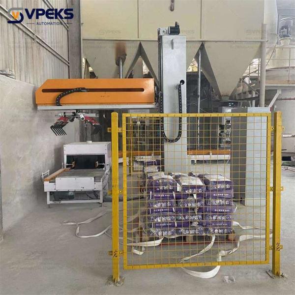 Automated Palletizer Machine With AIRTAC Valves Schneider Components And XINJIE Servo Motor