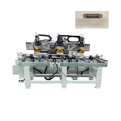 WPC Door Frame Cutting Machine Lock Tongue Hole Milling Drilling Manufacturing