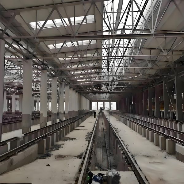 ASTM A913 EN10025 Roof Steel Structure Station Cold Formed Steel Roof Trusses