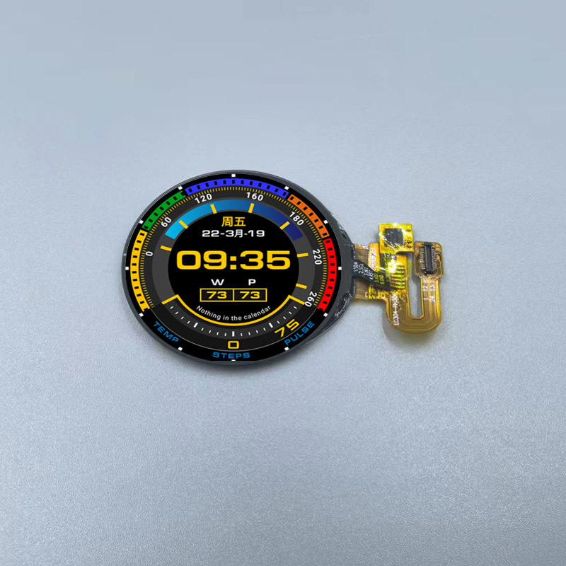 1.32 Inch Circular TFT Display 450 Brightness 360*360 Pixels Round TFT Lcd Display