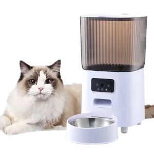 Smart Automatic Pet Feeder Double Bowls Large Capacity Food Dispenser for Cats Dogs