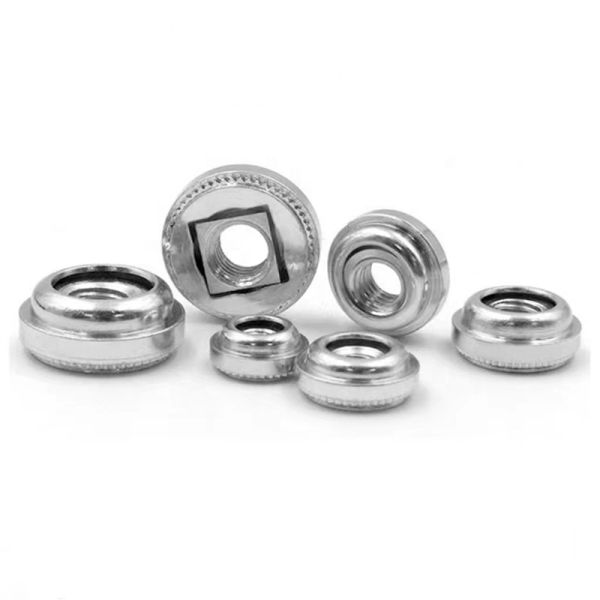 Steel Material Self Locking Clinch Nuts Zinc Plated Floating Nut Earthquake Resistance