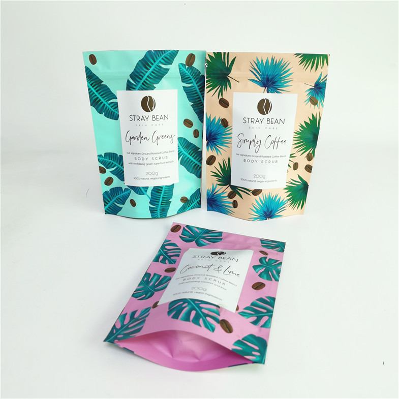 Подгонянная сторона соли кофе Doypack Scrub упаковывая тело Suger сумки Scrub упаковывая сумка