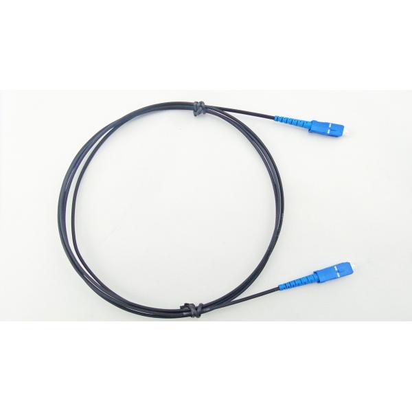 Indoor 1 Core Drop Wire Patch Cable SC/APC SC/UPC G657A LSZH Jacket 2.0mm Dia