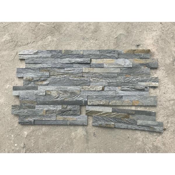 600x450mm Green Water Wave Quartzite Stone Veneer