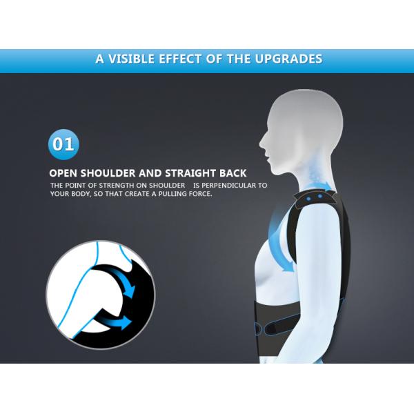Factory direct sale ergonomic belt waist trainer cushion lumbar corset posture shape corrector back and shoulders support