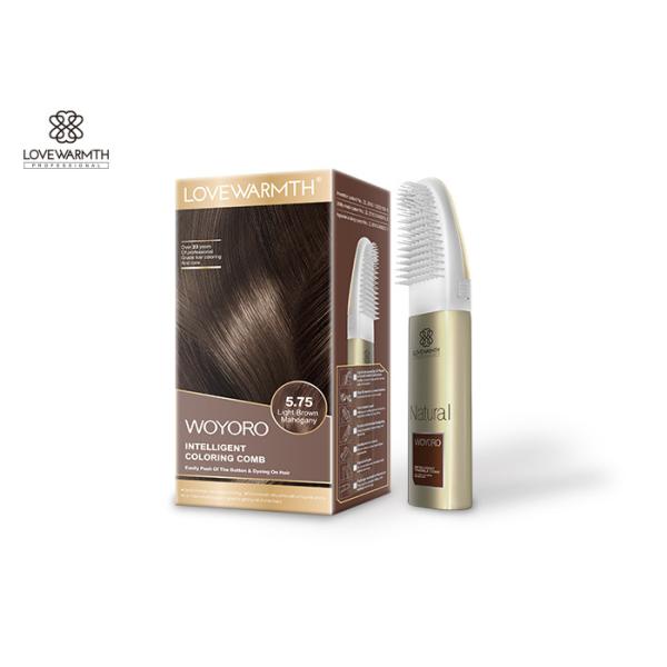 Botanical Extracts Intelligent Hair Dying Comb For Individuals Light Colored Hair