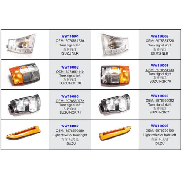 Lâmpada de pisca-pisca ISUZU Truck Body Parts 8975851730 8975851720