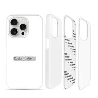 Casque de téléphone portable en plastique sublimé imprimable avec feuille d'aluminium pour iPhone