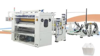 Facial Tissue Folding Machine V Folded High Speed 1000 Sheet / Min / Lane