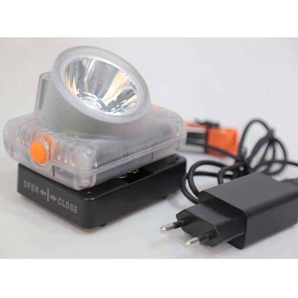 KL6LM ATEX Approved Rechargeable Mine Lamp 15000Lux Digital Cordless Mining Cap Lamp