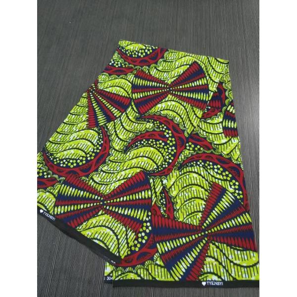 100% Cotton REAL WAX African Ankara Fabrics with Carded Yarn Type and BATIK Pattern