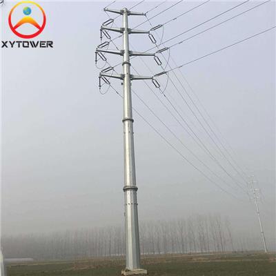 Galvanized Steel Monopole for Electricity Power Transmissionand Distribution Line