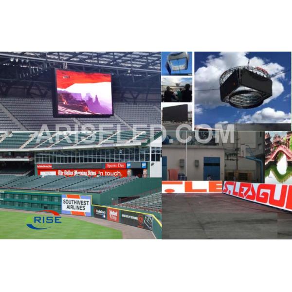 Sport led perimeter Front Service P10mm P12mm P16mm die-casting led screen cabinet,Sports