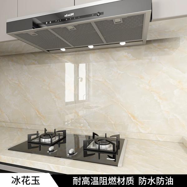 Tapeau peint en marbre blanc moderne 60cm*10m Taille de rouleau pour cuisine Style de conception moderne