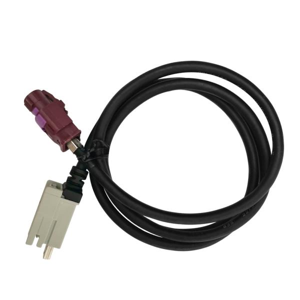 Conector prático do código FAKRA do conjunto de cabo D do fio de HSD a MINI B USB