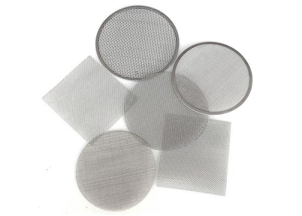 Round square Sintered Laminate 120um Stainless Steel Mesh Filter Discs