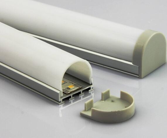 Waterproof LED aluminum profiles LED extrusion A2623 for LED Strips 2m length