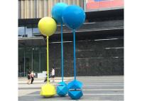 Sculpture en ballon peinte par taille faite sur commande d'acier inoxydable de sculpture en métal pour extérieur