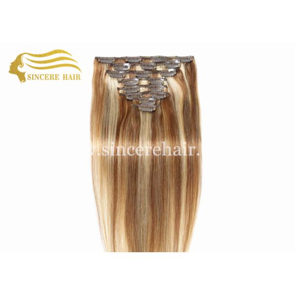 Hot Sale 18" Clip In Hair Extensions for sale - 45 CM Piano Full Set 8 Pieces of Remy Hair Extensions Clips-In for Sale Hot Sale 18