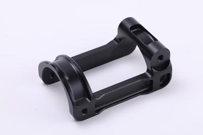 O preto anodizou as peças fazendo à máquina da precisão de alumínio do CNC das partes 0.01mm