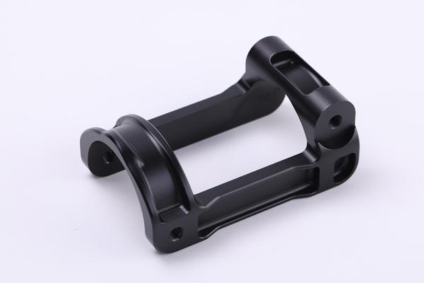 O preto anodizou as peças fazendo à máquina da precisão de alumínio do CNC das partes 0.01mm
