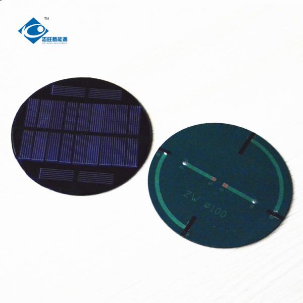 11 painel solar solar Φ100X2.5mm de resina de cola Epoxy do silicone de pouco peso da bateria 5.5V ZW-R100