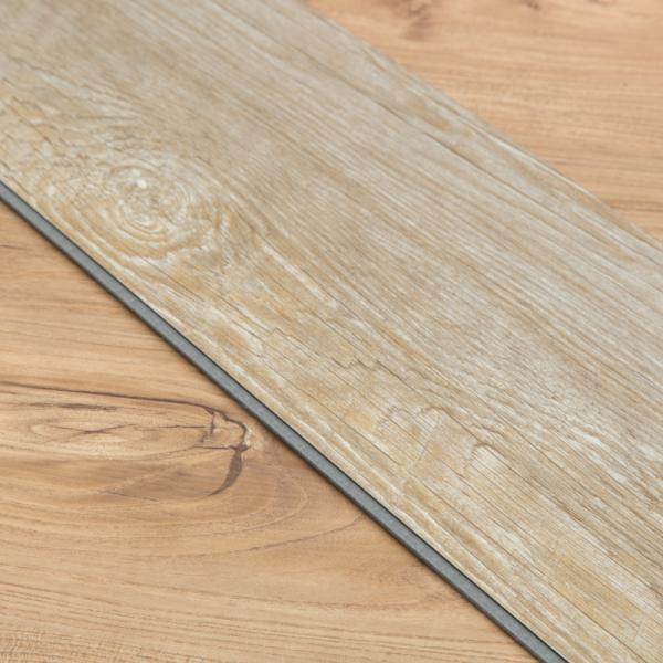Waterproof PVC Commercial Flooring , Colorful Vinyl Floor Tiles SPC Click With IXPE / EVA