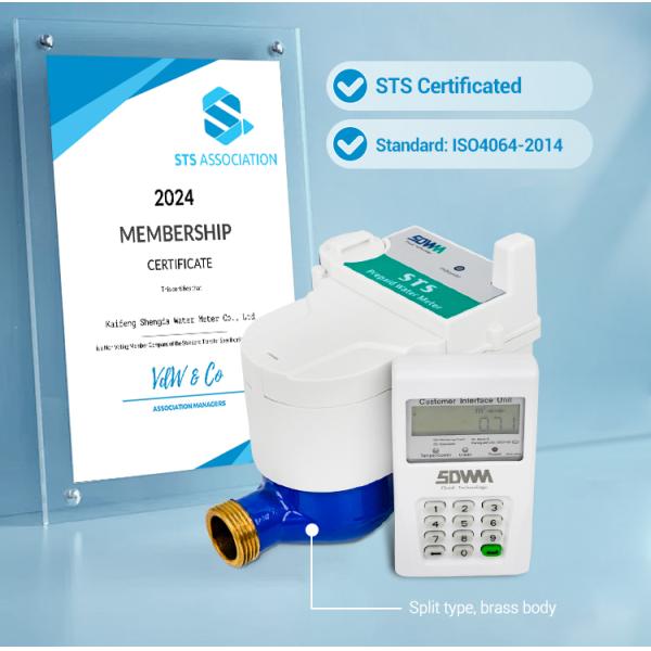 Gprs Smart Prepaid Water Metering Plastic Prepaid Iot Remote Water Meter Sts Prepaid Meters