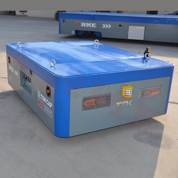 Industrial Materials Battery Transfer Cart , 3 Tons Hydraulic Lifting Electric Flat Car