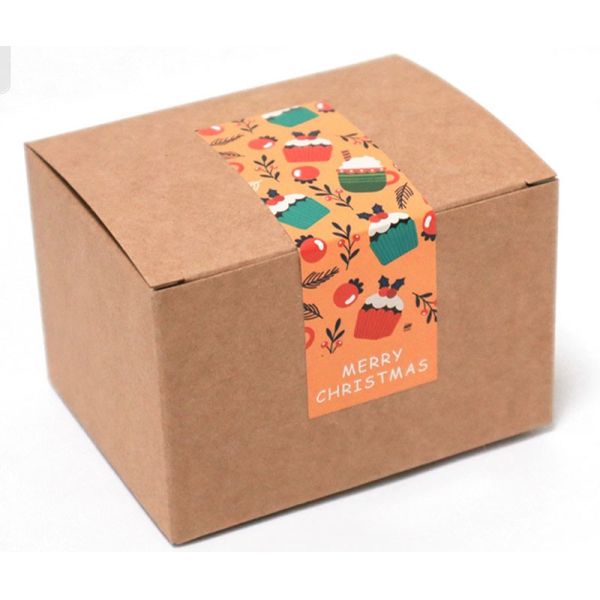 Personalised 2022 Christmas Box Sealing Sticker Removable Printable Labels