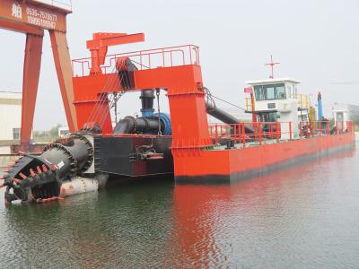 650 mm 1500 cbm/hora areia sólida 26 polegadas cortador de sucção dragadora 2 km distância de descarga bomba de dragagem dupla