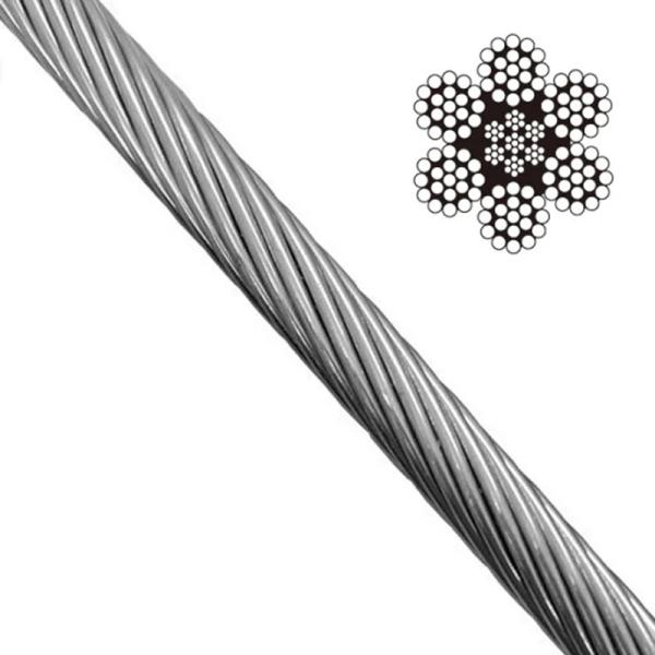 20 mm câble de tension fil d'acier galvanisé câble d'acier pour AiSi standard et autre service de traitement