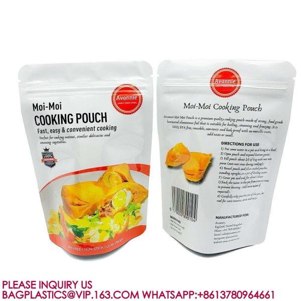 Cooking Bags, Cooking Pouches, Soup bags, Soup Pouches, Juice Beverage Spout Nozzle Pouch