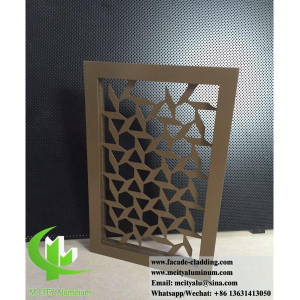 Лазерная резьба Металлические экраны конфиденциальности Декоративные панели Алюминиевый лист Толщина 3 мм