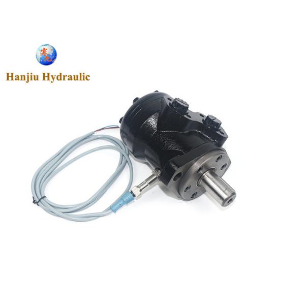 Moteur hydraulique avec capteur de vitesse BMR-36-2-C-S-B, arbre claveté de 1 pouce avec orifices SAE