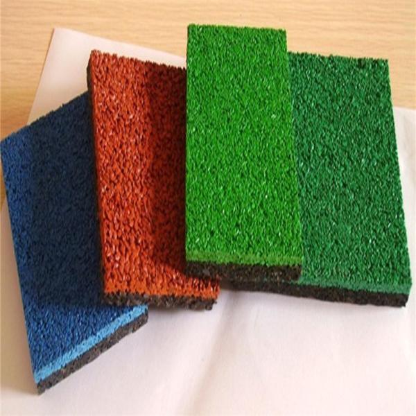 Blue / Purple Coloured EPDM Granules 2mm - 5mm Rubber Crumb For Playgrounds